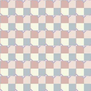 Soyut geometrik şekilli kusursuz desen