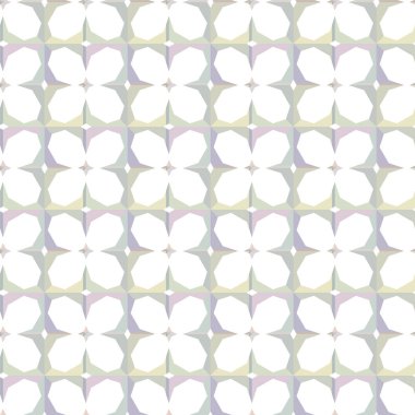 Geometrik yinelenen süs vektör deseni. Pastel tonları olan kusursuz tasarım dokusu
