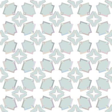 Geometrik süslemeli vektör deseni. Kusursuz tasarım dokusu 