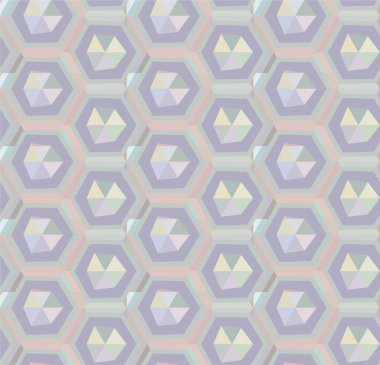 Geometrik süslemeli vektör deseni. Kusursuz tasarım dokusu 