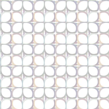 Geometrik süslemeli vektör deseni. Kusursuz tasarım dokusu 