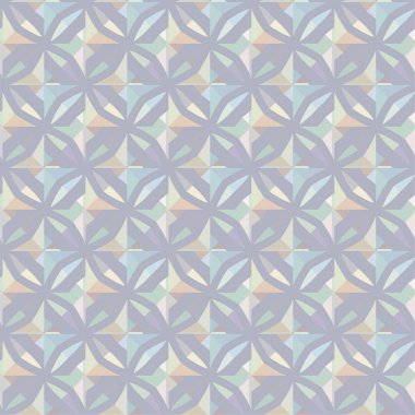 Soyut geometrik şekilli kusursuz desen