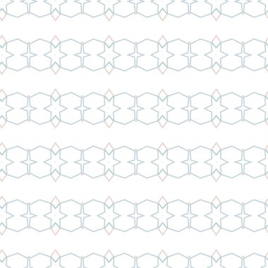Geometrik süslemeli kusursuz desen. vektör illüstrasyonu