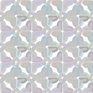 Geometrik süslemeli vektör deseni. Kusursuz tasarım dokusu