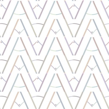 Geometrik süslemeli vektör deseni. Kusursuz tasarım dokusu 