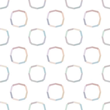 Geometrik süslemeli vektör deseni. Kusursuz tasarım dokusu