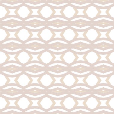 Geometrik süslemeli vektör deseni. Kusursuz tasarım dokusu