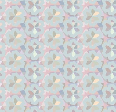 Geometrik süslemeli vektör deseni. Kusursuz tasarım dokusu.