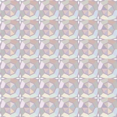 Geometrik süslemeli vektör deseni. Kusursuz tasarım dokusu 