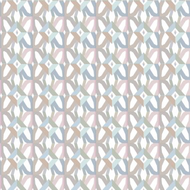 Geometrik süslemeli vektör deseni. Kusursuz tasarım dokusu.