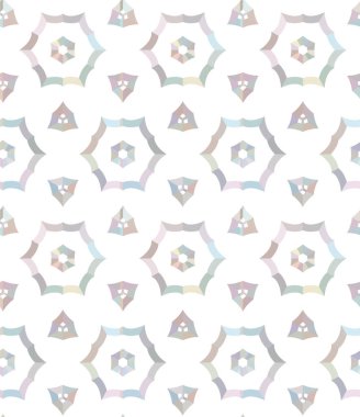 Geometrik süslemeli vektör deseni. Kusursuz tasarım dokusu.