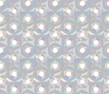 Geometrik süslemeli vektör deseni. Kusursuz tasarım dokusu 