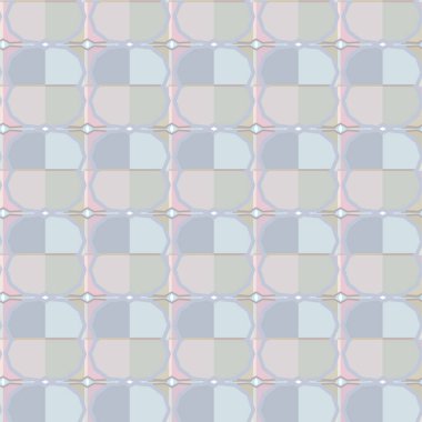 Geometrik süslemeli vektör deseni. Kusursuz tasarım dokusu 