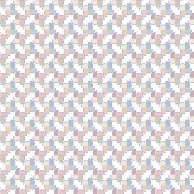 Geometrik yinelenen süs vektör deseni. Pastel tonları olan kusursuz tasarım dokusu
