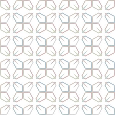 Soyut geometrik şekilli kusursuz desen