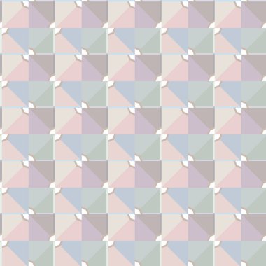 Geometrik süslemeli kusursuz desen. vektör illüstrasyonu