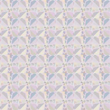 Geometrik süslemeli vektör deseni. Kusursuz tasarım dokusu