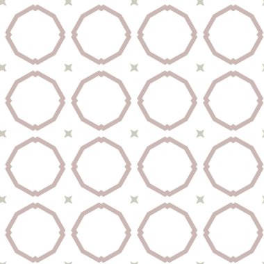 Geometrik süslemeli vektör deseni. Kusursuz tasarım dokusu