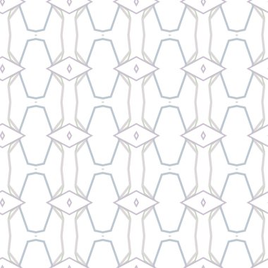 Geometrik süslemeli vektör deseni. Kusursuz tasarım dokusu.