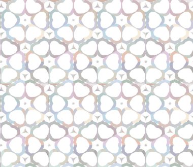 Geometrik süslemeli vektör deseni. Kusursuz tasarım dokusu 