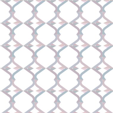 Geometrik yinelenen süs vektör deseni. Pastel tonları olan kusursuz tasarım dokusu