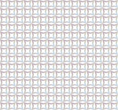Geometrik yinelenen süs vektör deseni. Pastel tonları olan kusursuz tasarım dokusu