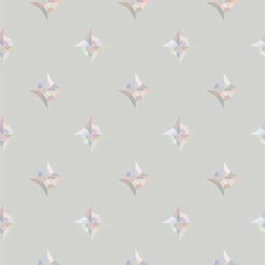 Geometrik süslemeli kusursuz desen. vektör illüstrasyonu