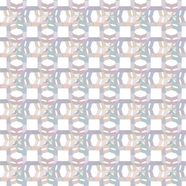 Geometrik süslemeli vektör deseni. Kusursuz tasarım dokusu