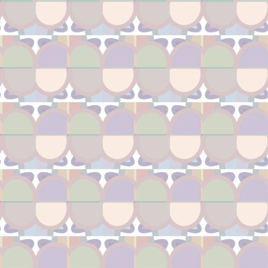 Soyut geometrik şekilli kusursuz desen