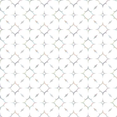 Geometrik yinelenen süs vektör deseni. Pastel tonları olan kusursuz tasarım dokusu