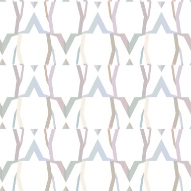 Geometrik süslemeli vektör deseni. Kusursuz tasarım dokusu 