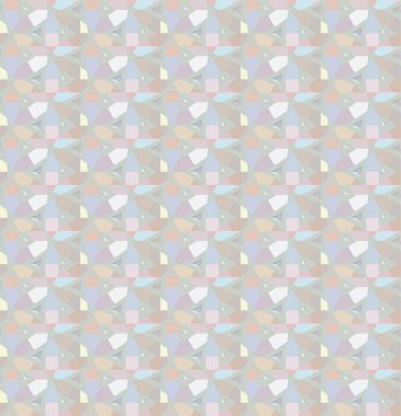 Geometrik süslemeli vektör deseni. Kusursuz tasarım dokusu 