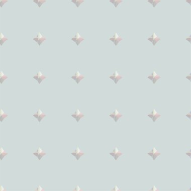 Geometrik yinelenen süs vektör deseni. Pastel tonları olan kusursuz tasarım dokusu