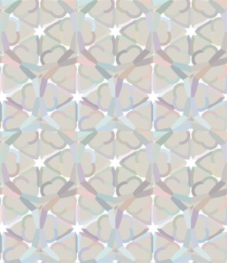 Geometrik süslemeli vektör deseni. Kusursuz tasarım dokusu 
