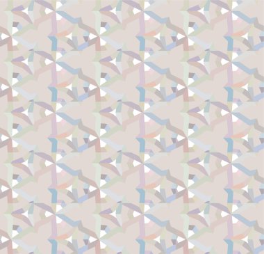 Geometrik süslemeli vektör deseni. Kusursuz tasarım dokusu.