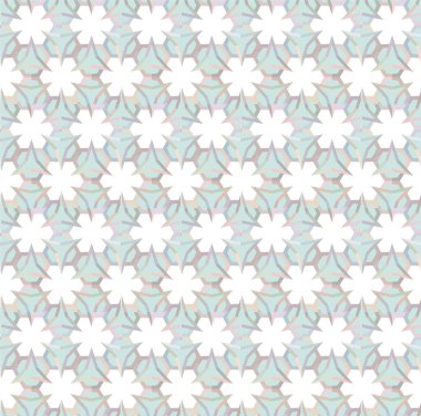 Geometrik süslemeli vektör deseni. Kusursuz tasarım dokusu 