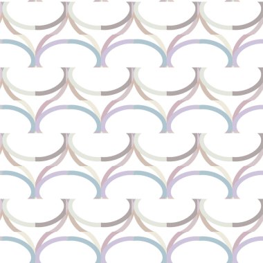 Soyut geometrik şekilli kusursuz desen