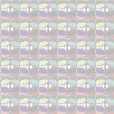 Geometrik süslemeli kusursuz desen. vektör illüstrasyonu