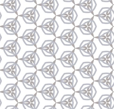 Geometrik yinelenen süs vektör deseni. Pastel tonları olan kusursuz tasarım dokusu