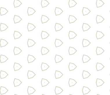 Geometrik süslemeli vektör deseni. Kusursuz tasarım dokusu