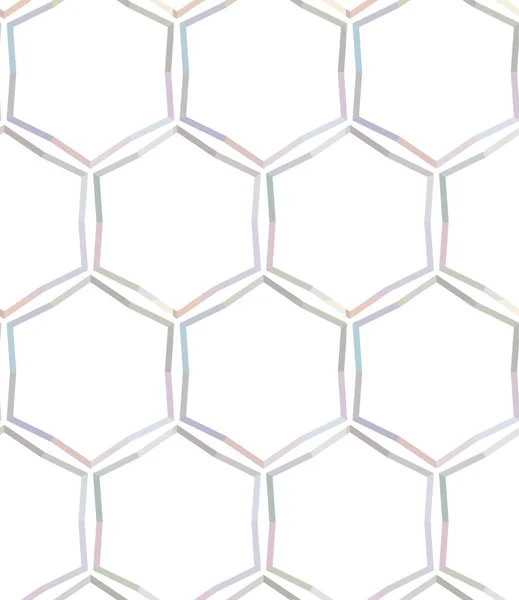 Geometrikus Visszatérő Díszvektorminta Zökkenőmentes Design Textúra Pasztell Árnyékokkal — Stock Vector
