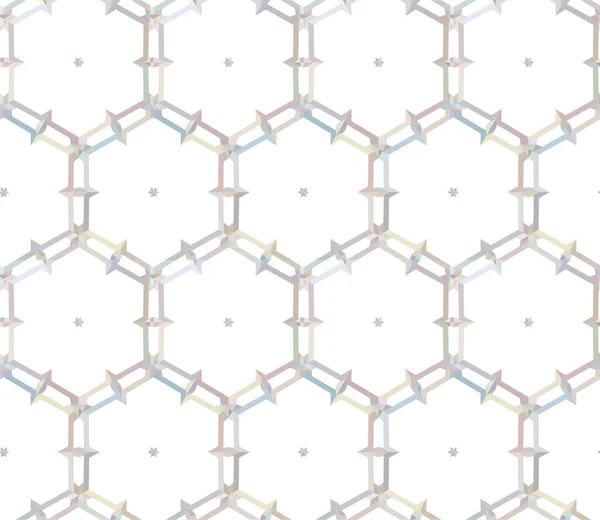 Геометрический Орнаментальный Векторный Рисунок Бесшовная Текстура Дизайна — стоковый вектор