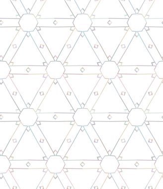 Geometrik süslemeli vektör deseni. Kusursuz tasarım dokusu.