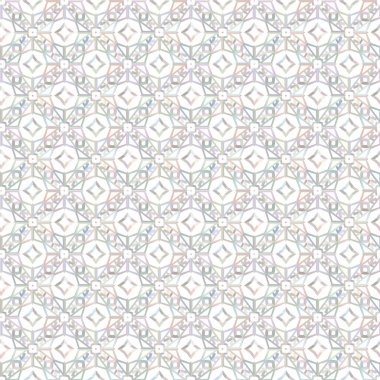 Geometrik süslemeli vektör deseni. Kusursuz tasarım dokusu