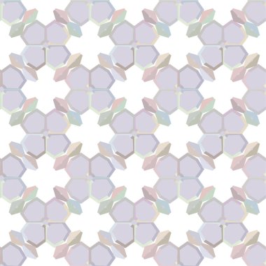 Geometrik süslemeli vektör deseni. Kusursuz tasarım dokusu