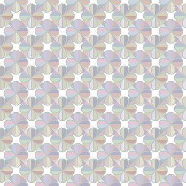 Geometrik süslemeli vektör deseni. Kusursuz tasarım dokusu