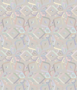 Geometrik süslemeli vektör deseni. Kusursuz tasarım dokusu.