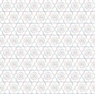 Geometrik süslemeli vektör deseni. Kusursuz tasarım dokusu 