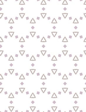 Geometrik süslemeli vektör deseni. Kusursuz tasarım dokusu