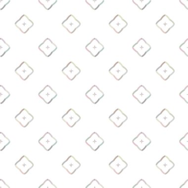 Geometrik süslemeli vektör deseni. Kusursuz tasarım dokusu